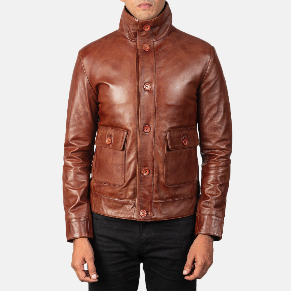 leather jacket - Made-in-Pakistan