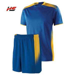Logo printed wholesale blank Soccer uniform