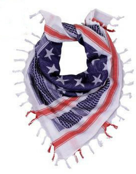 US Flag Star Shemagh Scarf